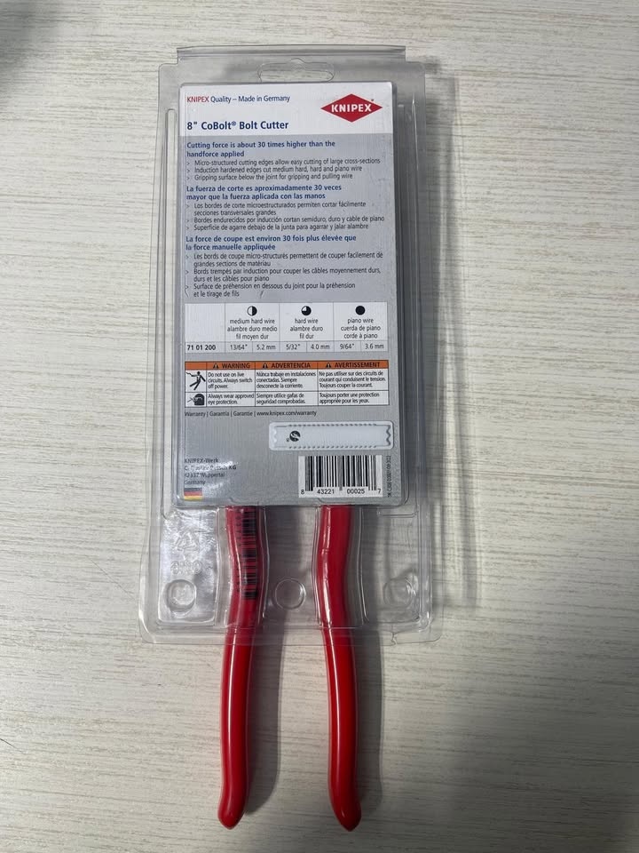 Knipex 8 inch High Leverage CoBolt Cutters - photo 2