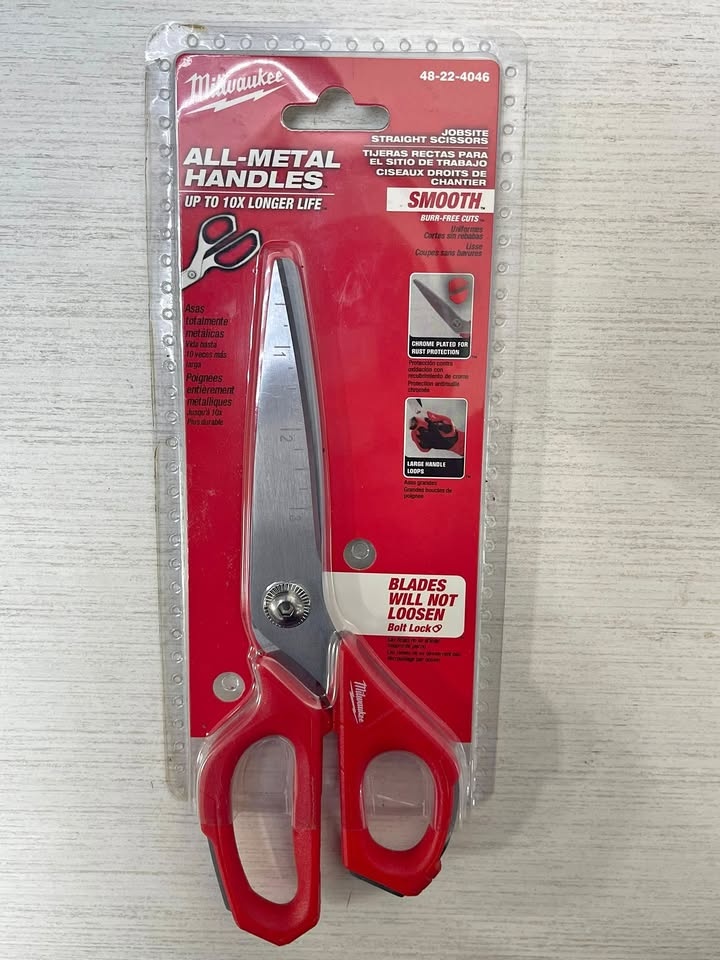 Milwaukee Tool Jobsite Straight Scissors