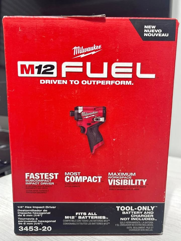 Milwaukee M12 FUEL Hex Impact Driver (Tool-Only)