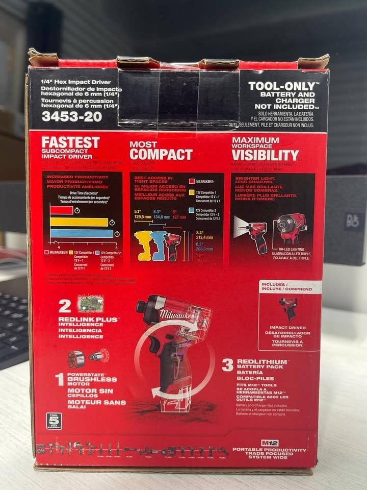 Milwaukee M12 FUEL Hex Impact Driver (Tool-Only) - photo 2