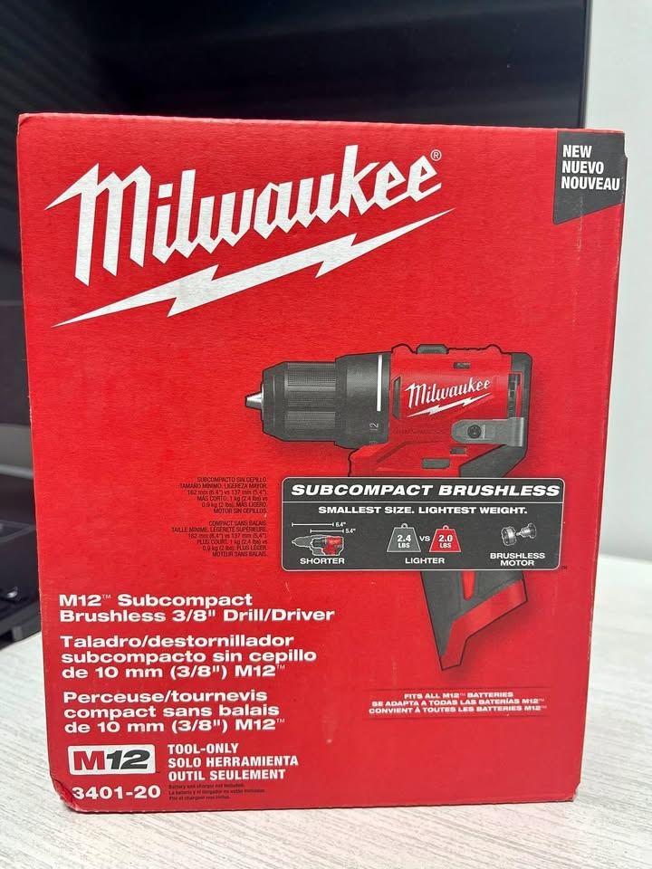 Milwaukee M12 Subcompact Brushless Drill Driver (Tool-Only)