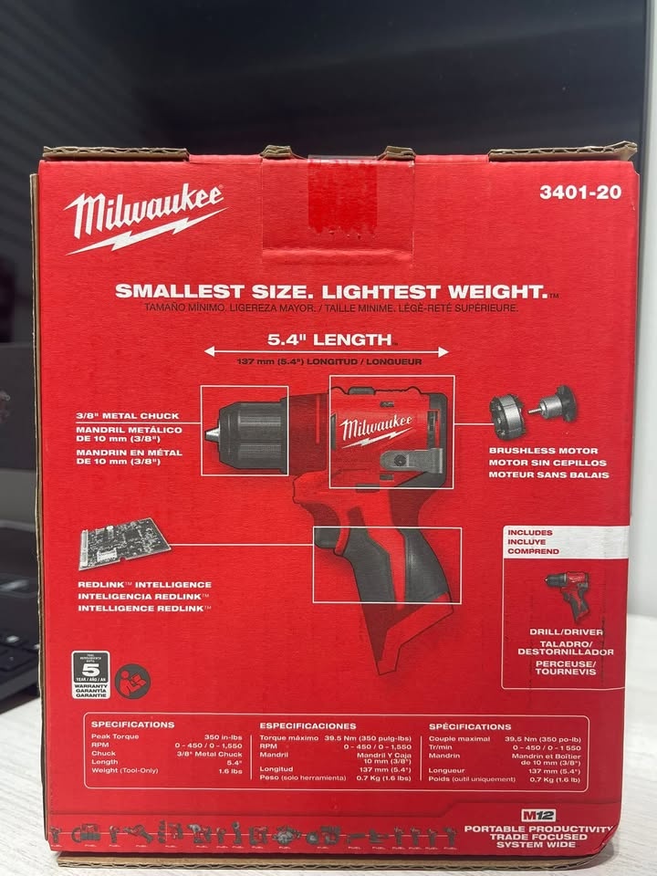 Milwaukee M12 Subcompact Brushless Drill Driver (Tool-Only) - photo 2
