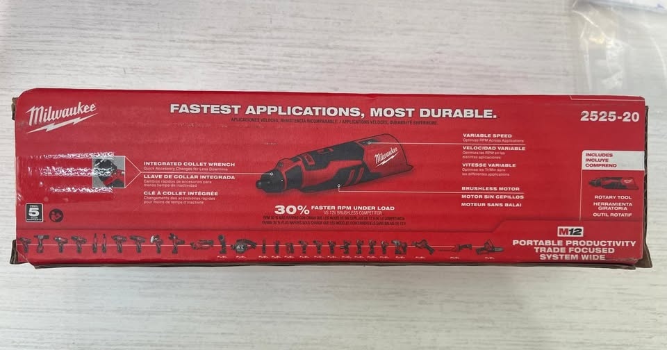 Milwaukee M12 12V Cordless Rotary Tool (Tool-Only) - photo 2