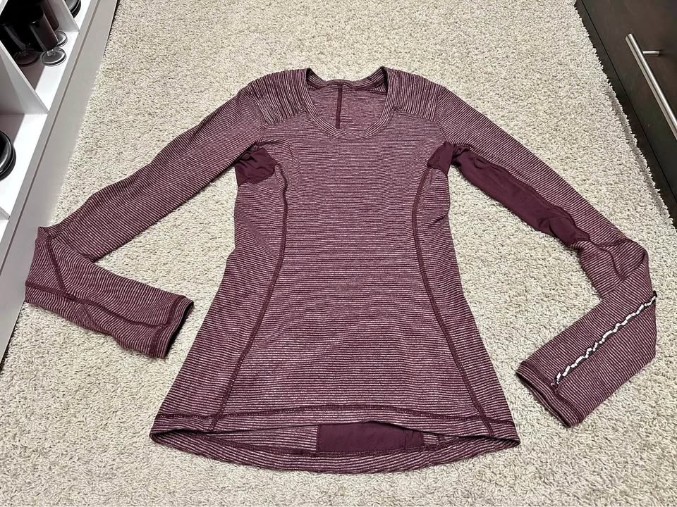 Lulu Bordeaux Star runner long sleeve