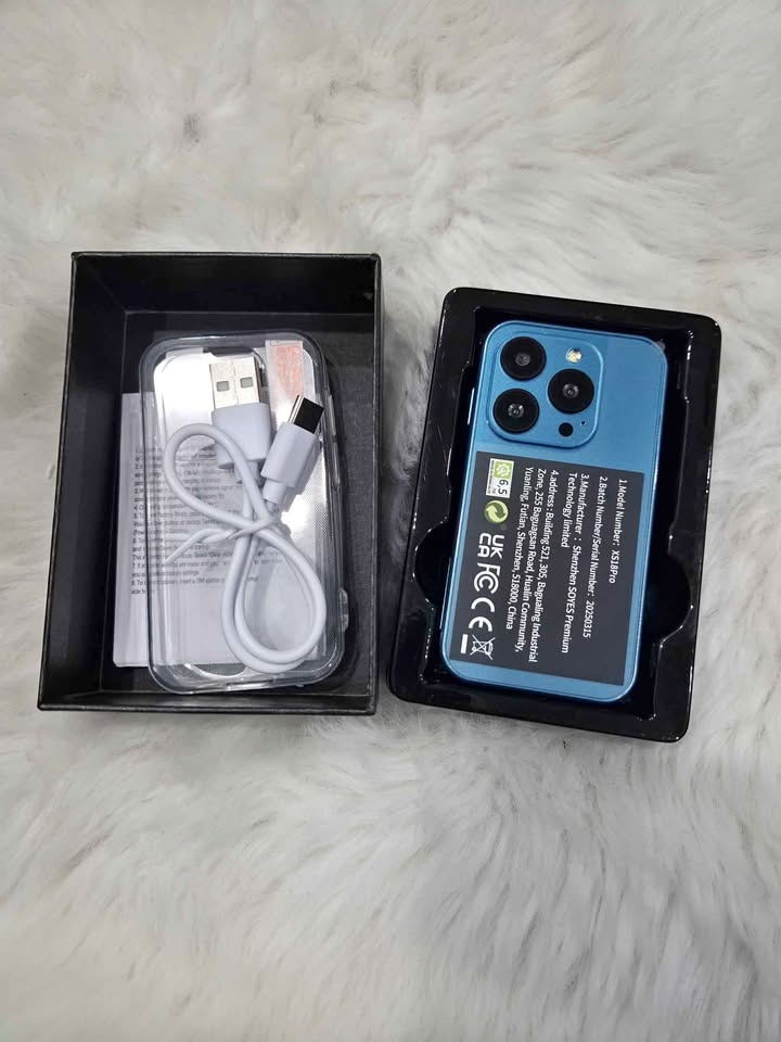 Mini smartphone - Metallic blue 🏆