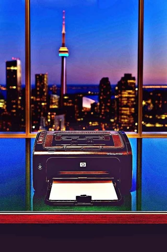 HP LaserJet P1102w with WiFi