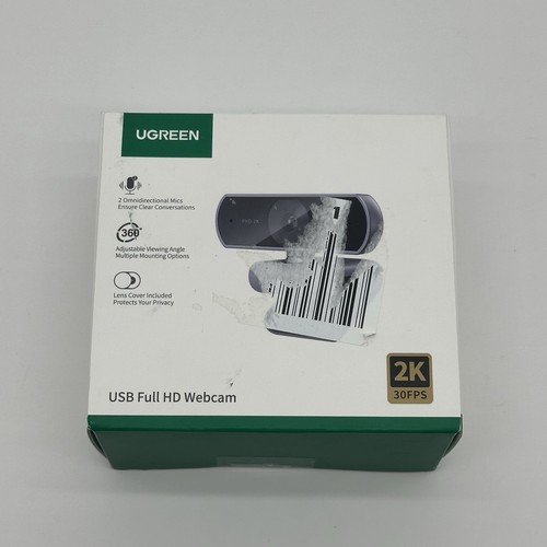UGREEN 2K Webcam for PC with Microphone