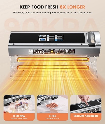 90KPa Portable Vacuum Sealer Machine for Food - photo 4