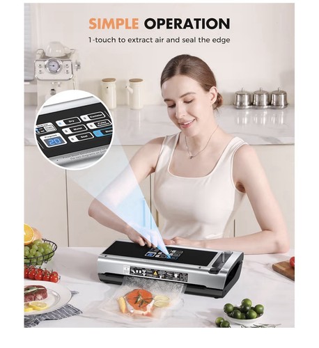 90KPa Portable Vacuum Sealer Machine for Food - photo 5