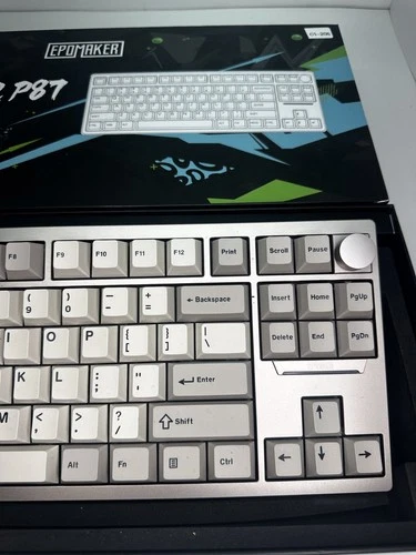 EPOMAKER P87 TKL Aluminum Keyboard, Wisteria Tactile Switches (K - photo 3