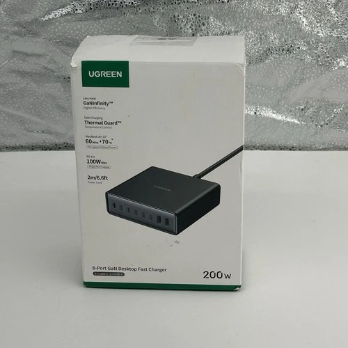 UGREEN 200W 8-Port GaN USB C Charger Block
