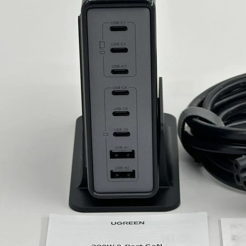 UGREEN 200W 8-Port GaN USB C Charger Block - photo 2
