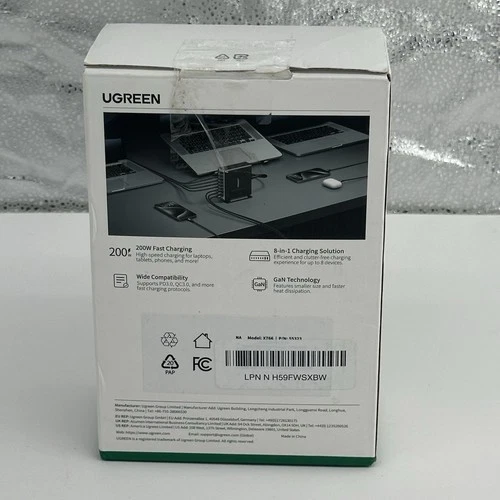 UGREEN 200W 8-Port GaN USB C Charger Block - photo 4