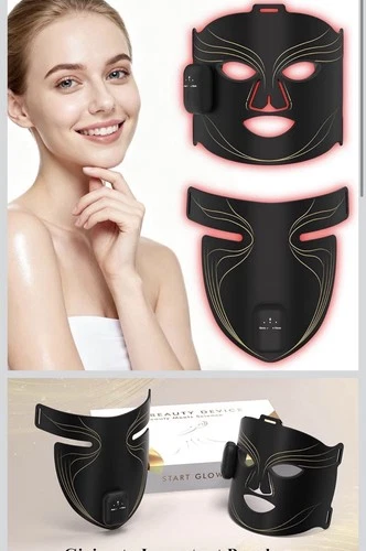Red & Blue Light Mask for Face & Neck Set - photo 5