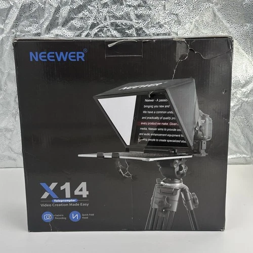 NEEWER Teleprompter X14 with RT-110 Remote & APP Control