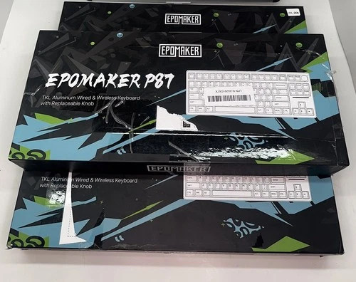 EPOMAKER P87 TKL Aluminum Keyboard (Black)