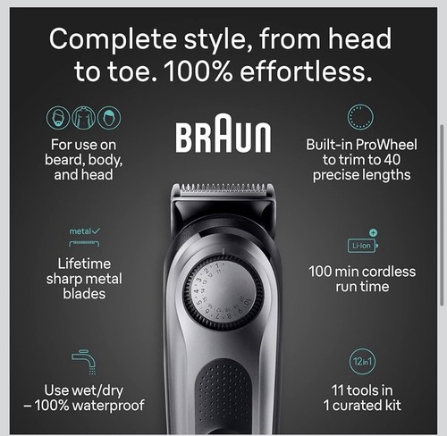 Braun All-in-One Style Kit Series 7, 11-in-1 Trimmer - photo 4
