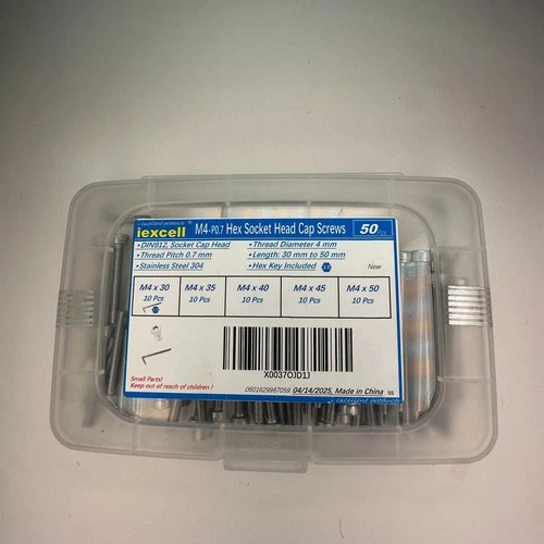 iexcell Socket Head Cap Screws Bolts Kit - photo 5