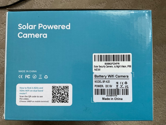 Solar Smart Wireless Security Camera - BRAND NEW - photo 3