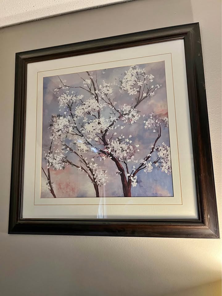 Framed Blossom Tree Art Print