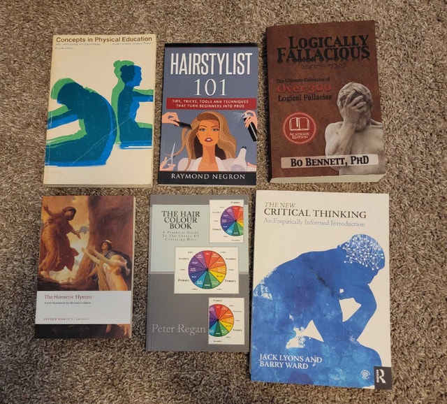 Various reference books!