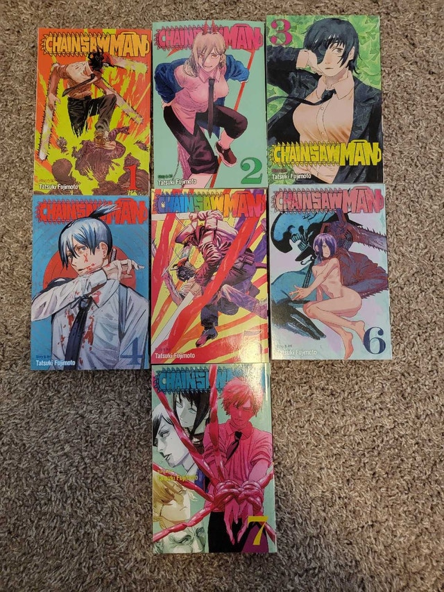 Manga Collection: Chainsaw Man, MHA:Vigilantes, Mob Psycho 100,