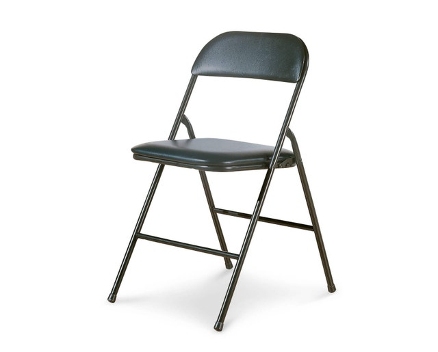 Moving out sale: Portable Vinyl Upholstered Folding Chair - photo 2
