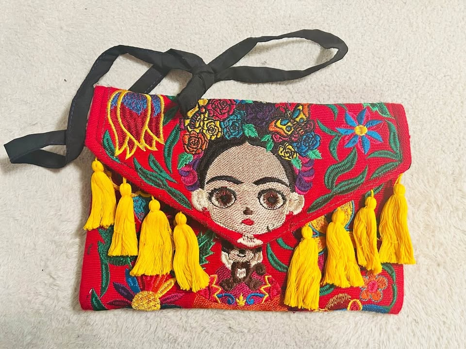 Mother’s Day Gift Gorgeous Mexican Frida Embroidered Clutch