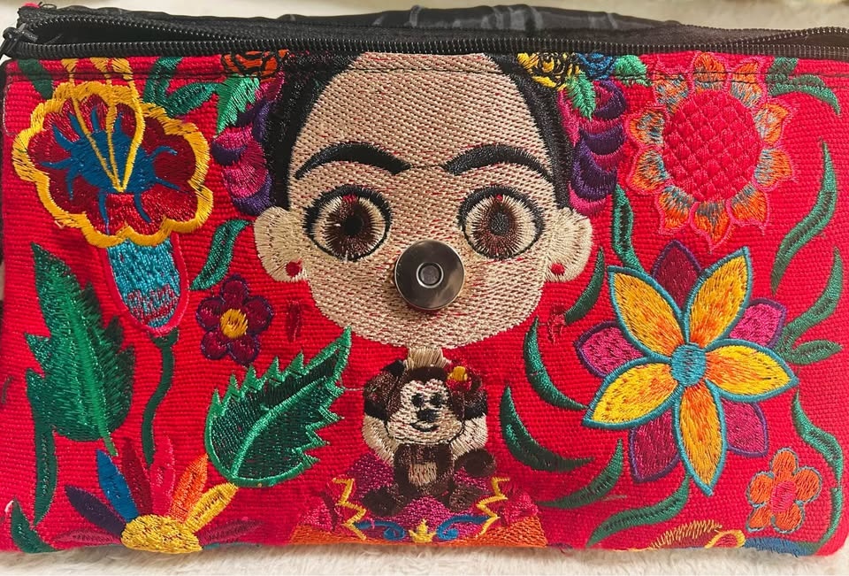 Mother’s Day Gift Gorgeous Mexican Frida Embroidered Clutch - photo 3