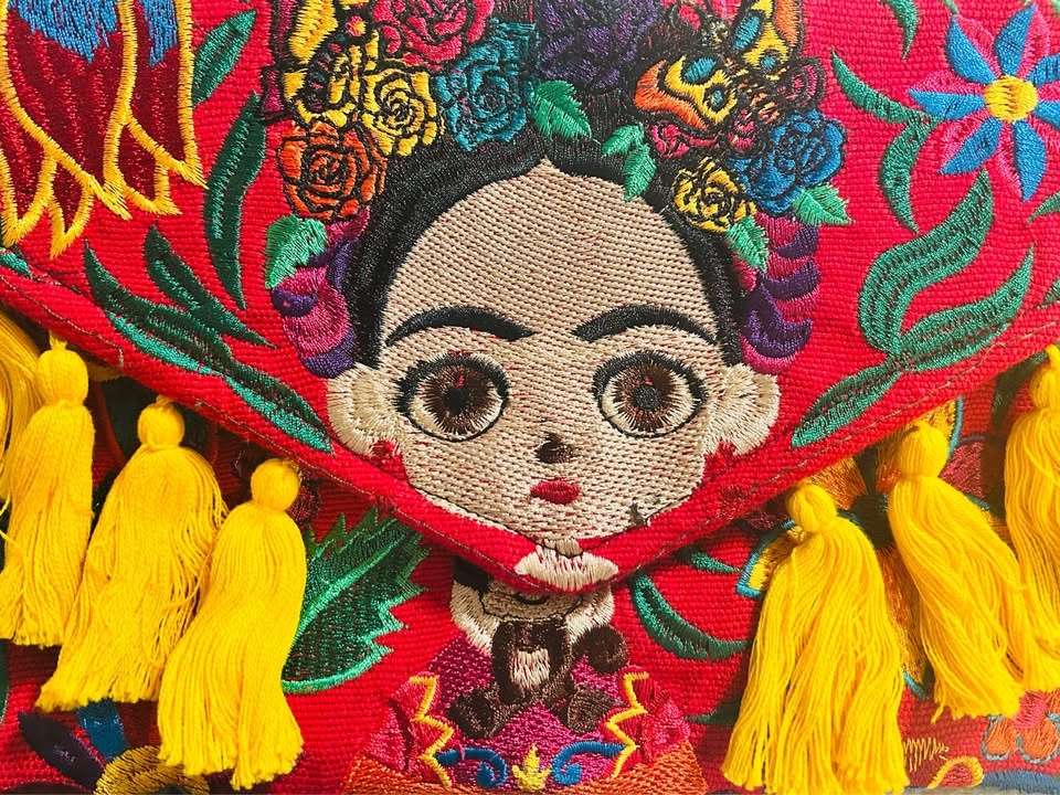 Mother’s Day Gift Gorgeous Mexican Frida Embroidered Clutch - photo 4
