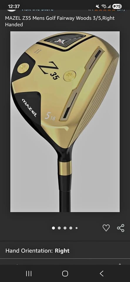 MAZEL Z35 Mens Golf Fairway 5 Wood Right Handed