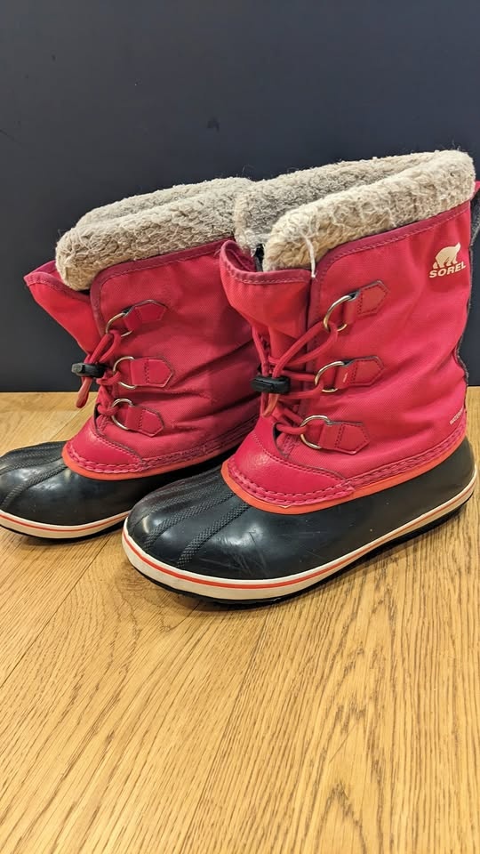 Sorel Winter Boots, Pink, Size 5