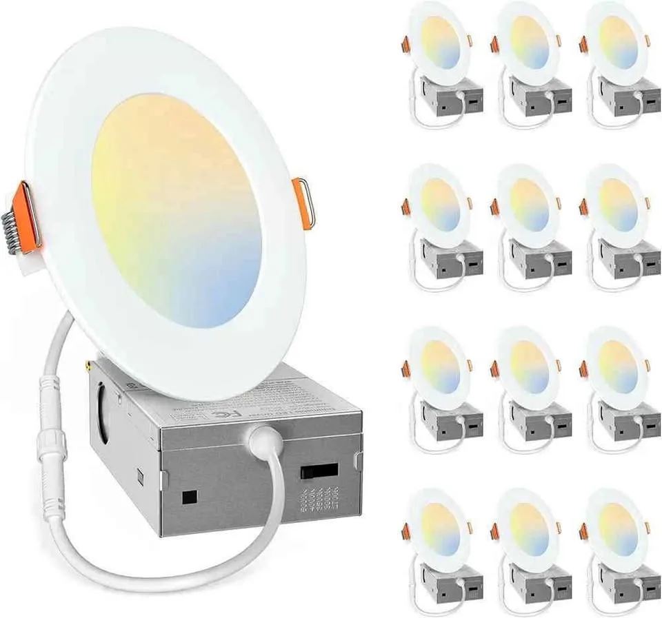 Amico 4 Inch LED Recessed Slim Pot Light thumbnail