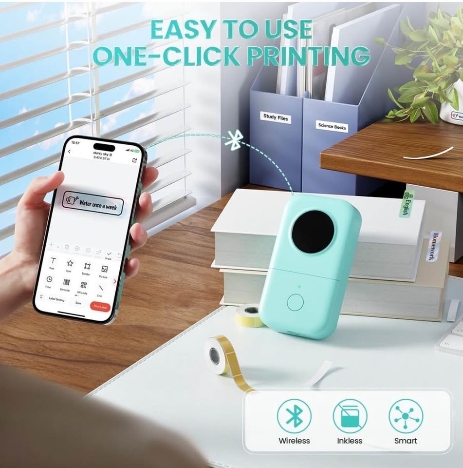 New portable label maker machine (printer) 🏆 - photo 2