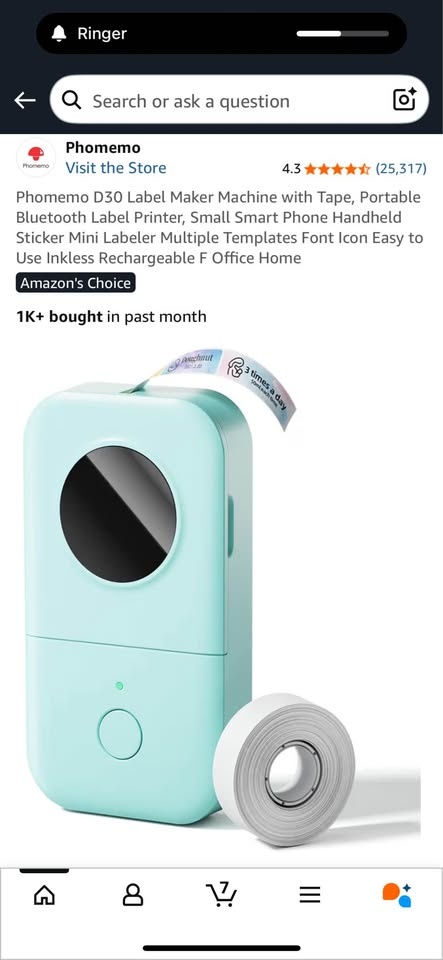 New portable label maker machine (printer) 🏆 - photo 5