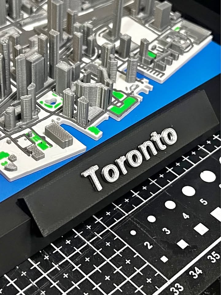Toronto 3D City Map - 11 Inches
