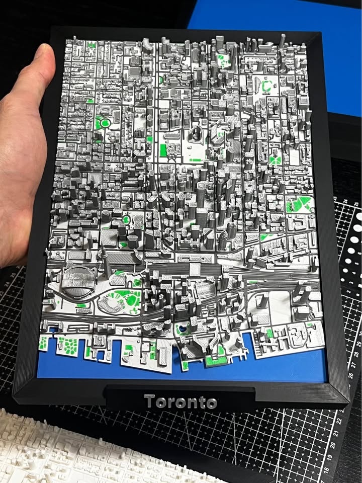 Toronto 3D City Map - 11 Inches - photo 2