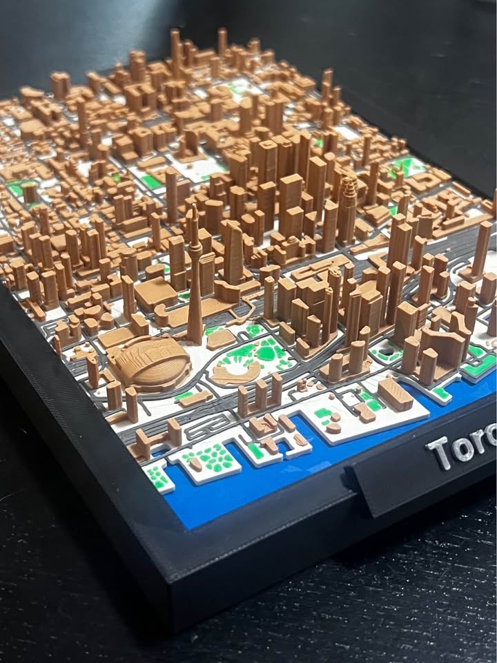 Toronto City Map – 3D Model with CN Tower - photo 3