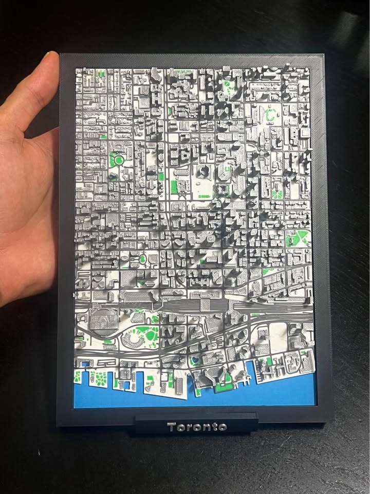 Toronto City Map – 3D Model with CN Tower - photo 5