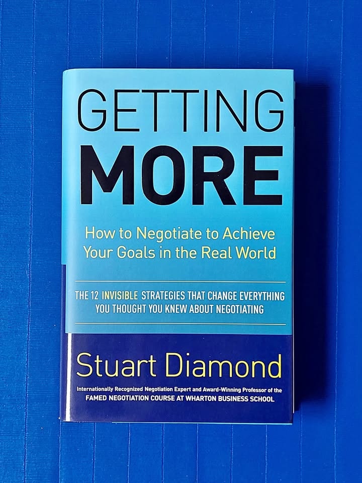 Getting More - Stuart Diamond 🏆