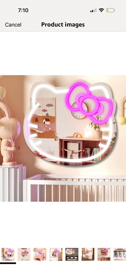 Hello Kitty Light Mirror