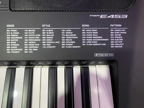 Yamaha PSR-E453 61-Key Electronic Keyboard with Stand - photo 3