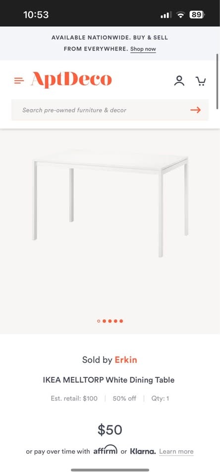 White IKEA Table - Kids/Small Spaces - photo 5