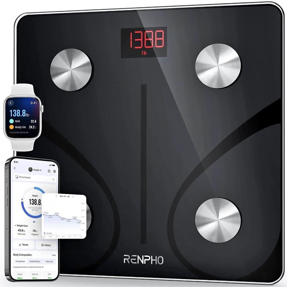 RENPHO Body Fat Scale with Bluetooth Black