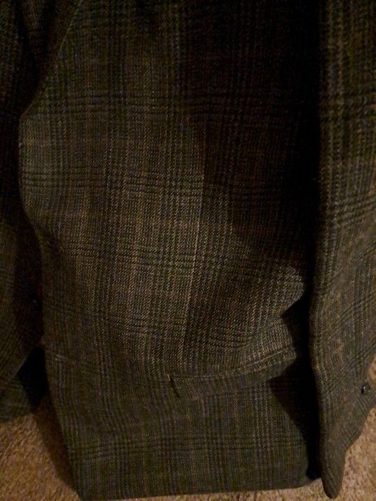 Ralph Lauren Wool Suit Jacket- 42L 40 Plaid Brown/Tan MENS NEW - photo 5