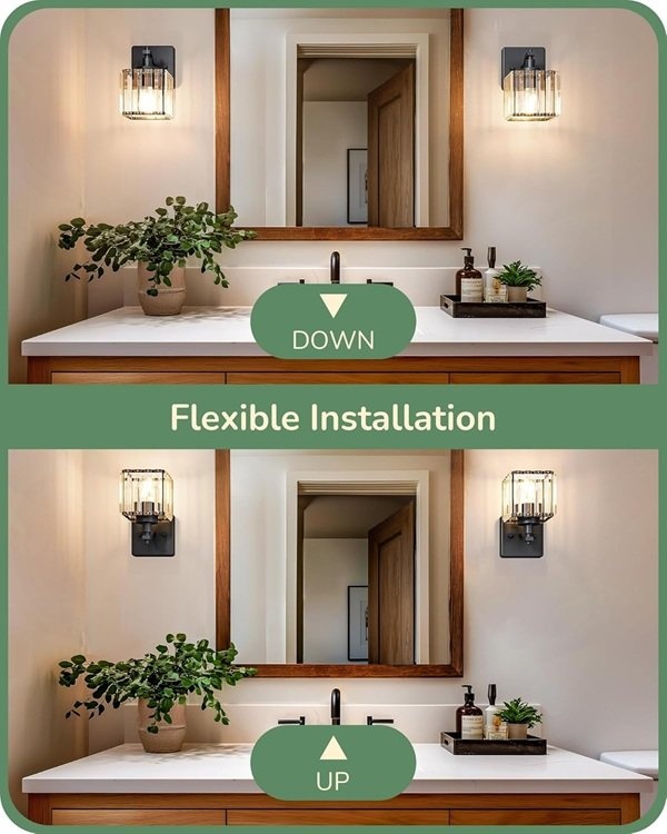 Set of Two Modern Wall Sconces Indoor Lighting Fixtures - photo 2