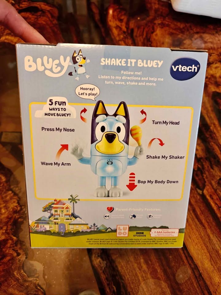 VTech Bluey "Shake It Bluey" Interactive Toy BNIB - photo 2