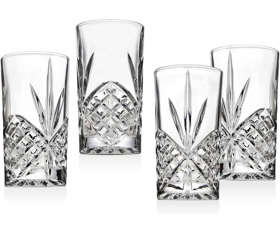 Brand new Dublin Collection crystal glass set. - photo 4