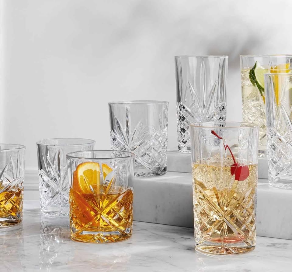 Brand new Dublin Collection crystal glass set. - photo 5