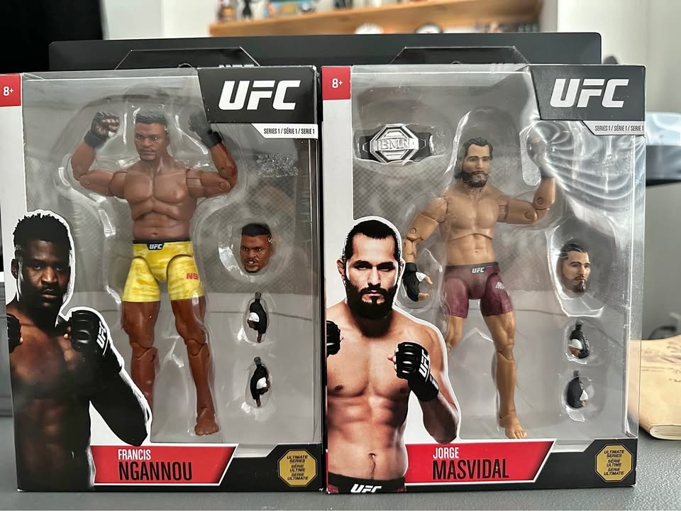 Rare UFC Figures: Ngannou & Masvidal (BMF Belt)